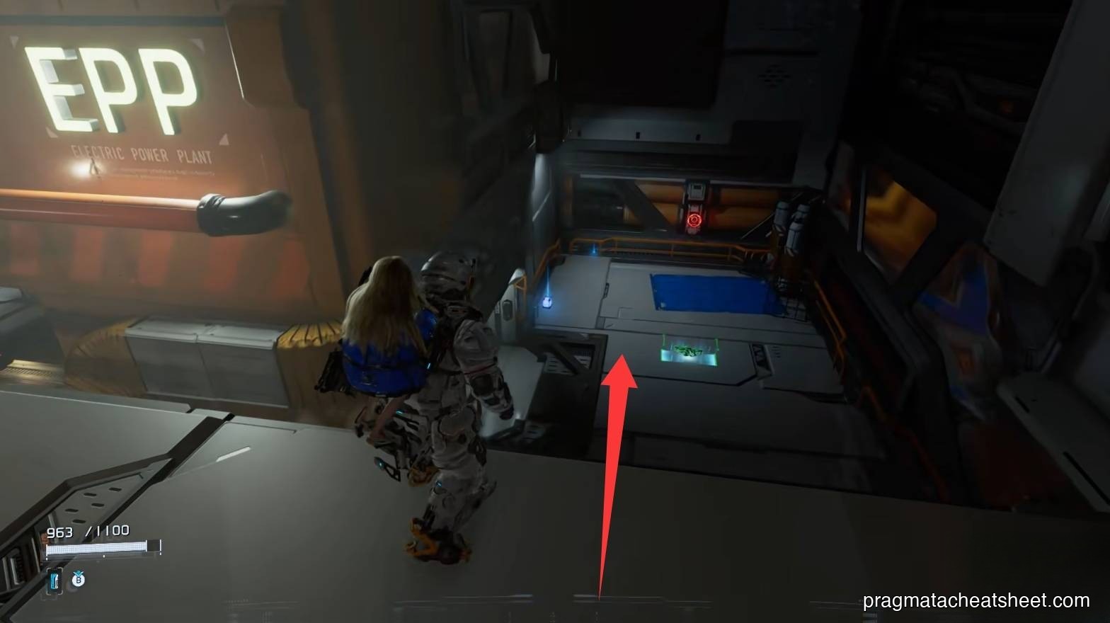 Stasis Net pickup and red node below