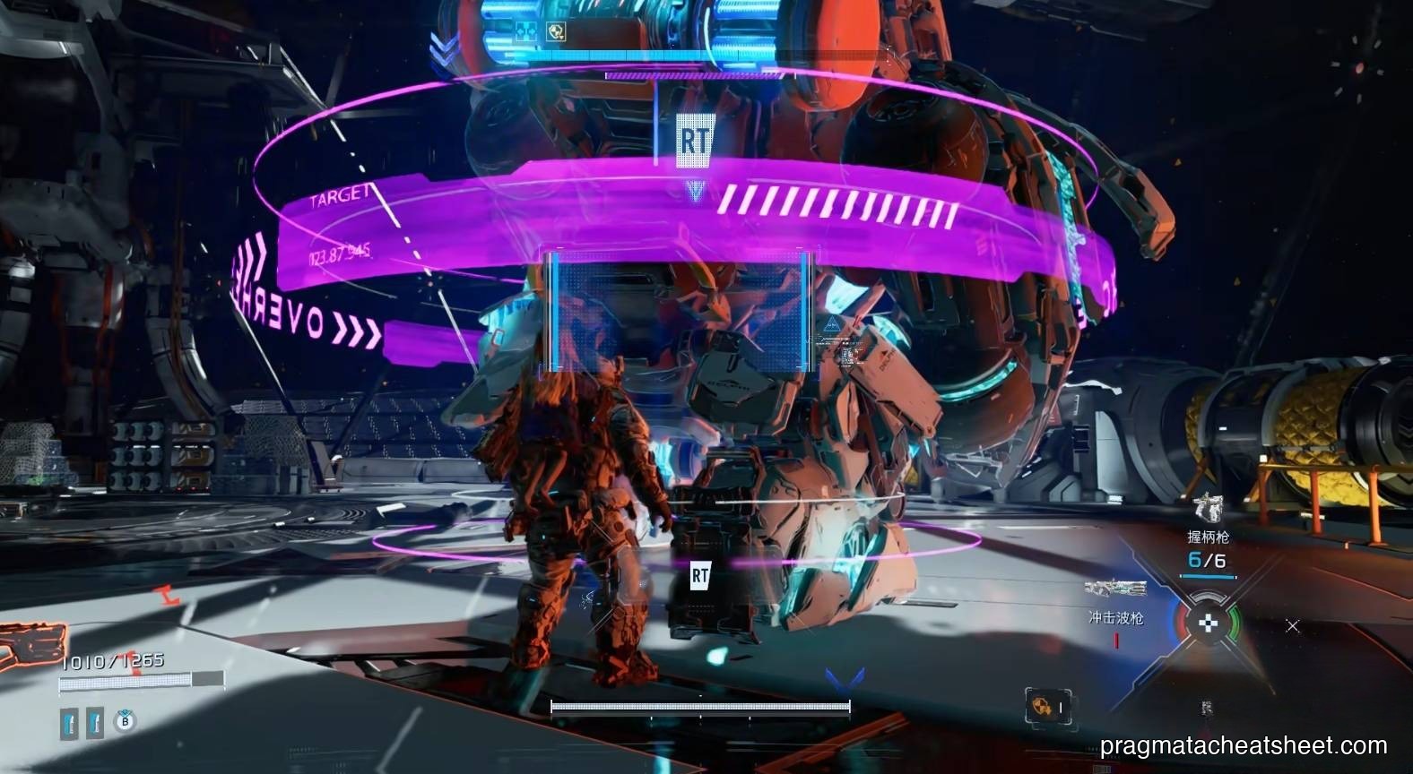 Execution prompt with purple ring