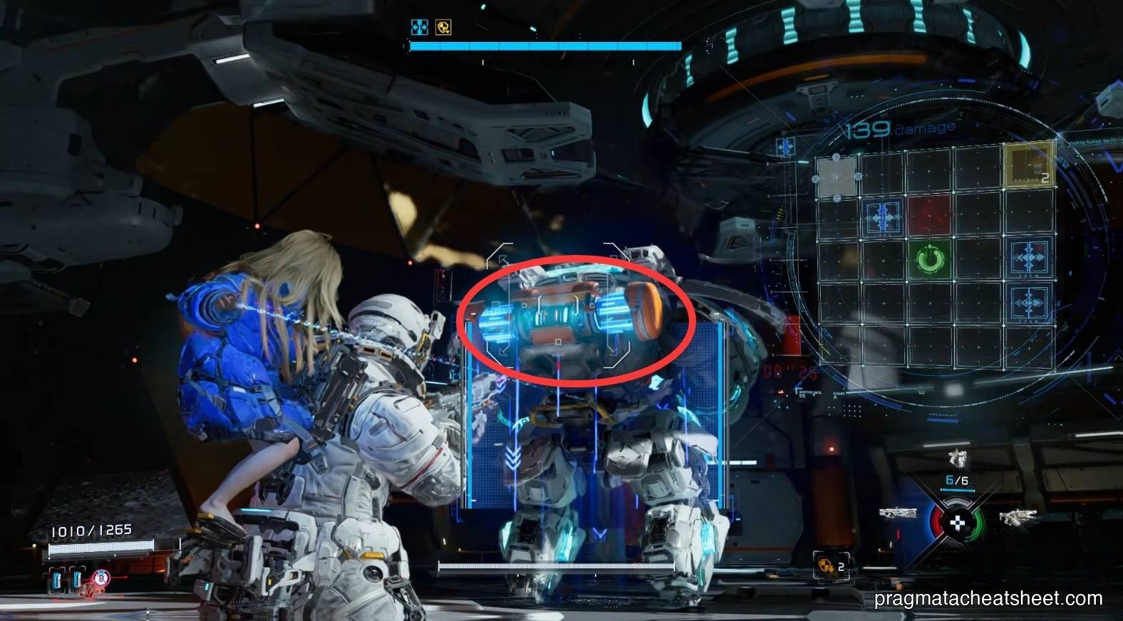 Back canister weak point