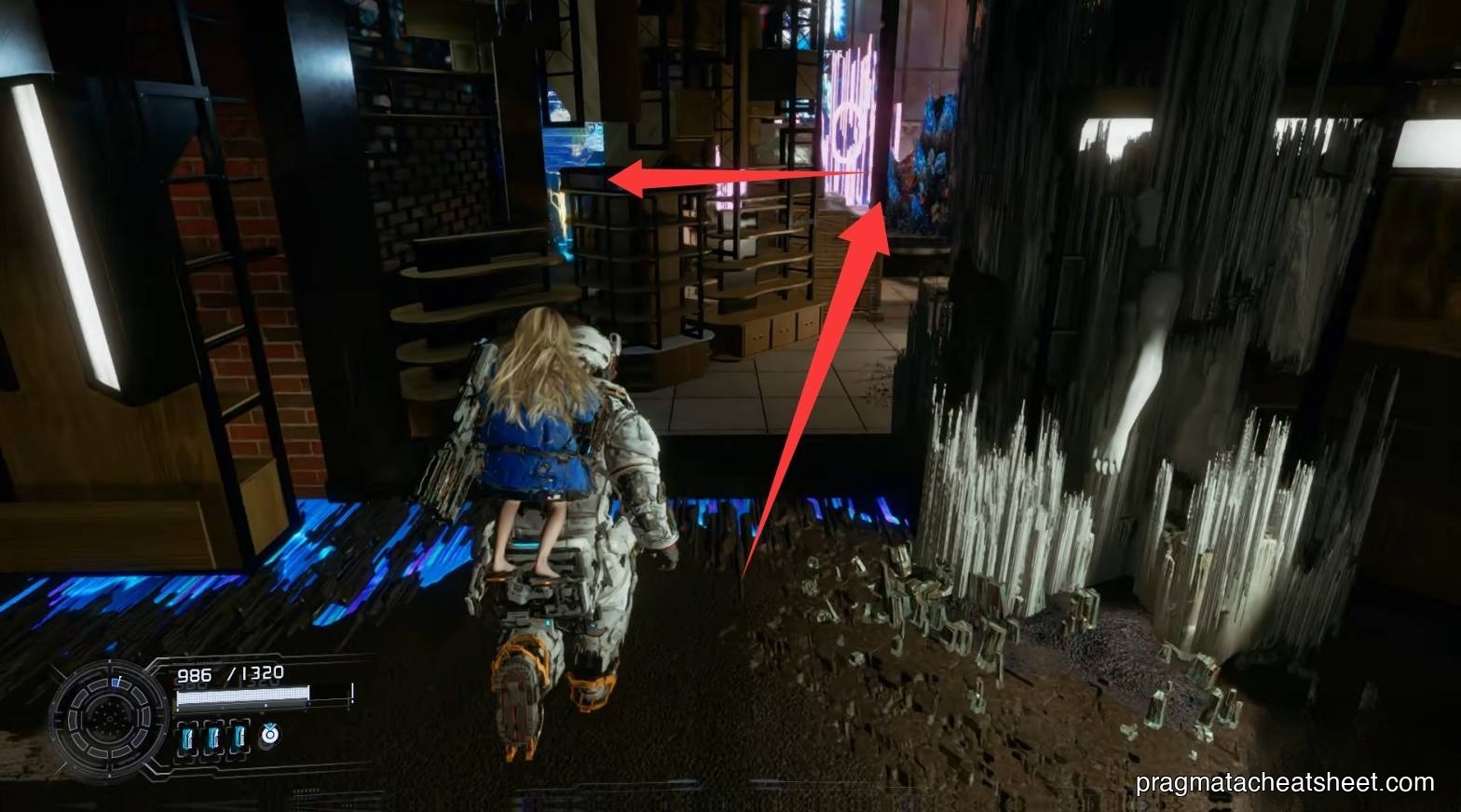 REM chip behind the clothing rack