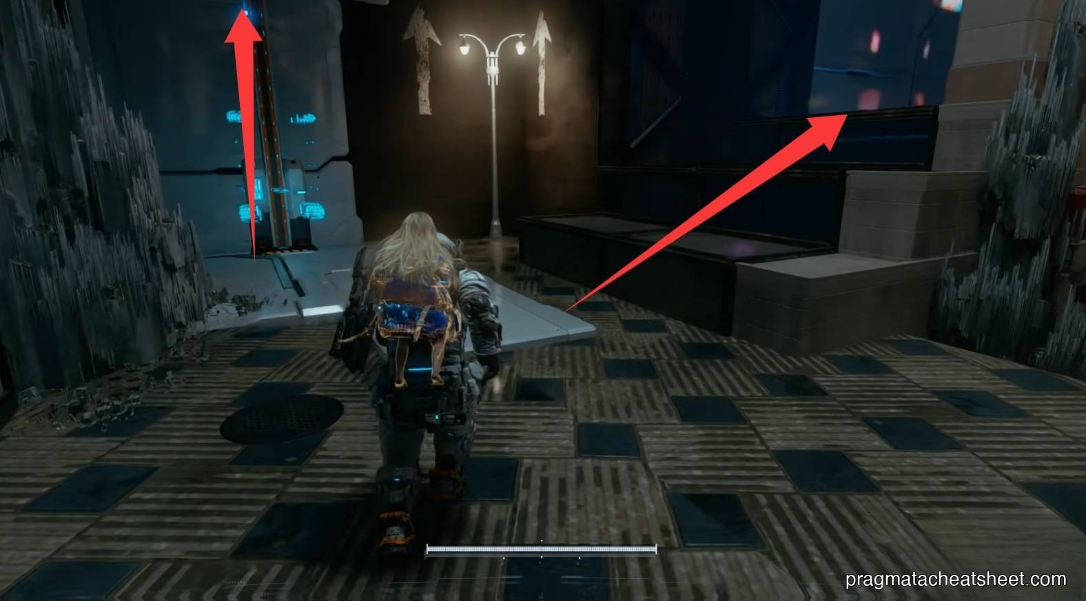 Laser-dodge stair section