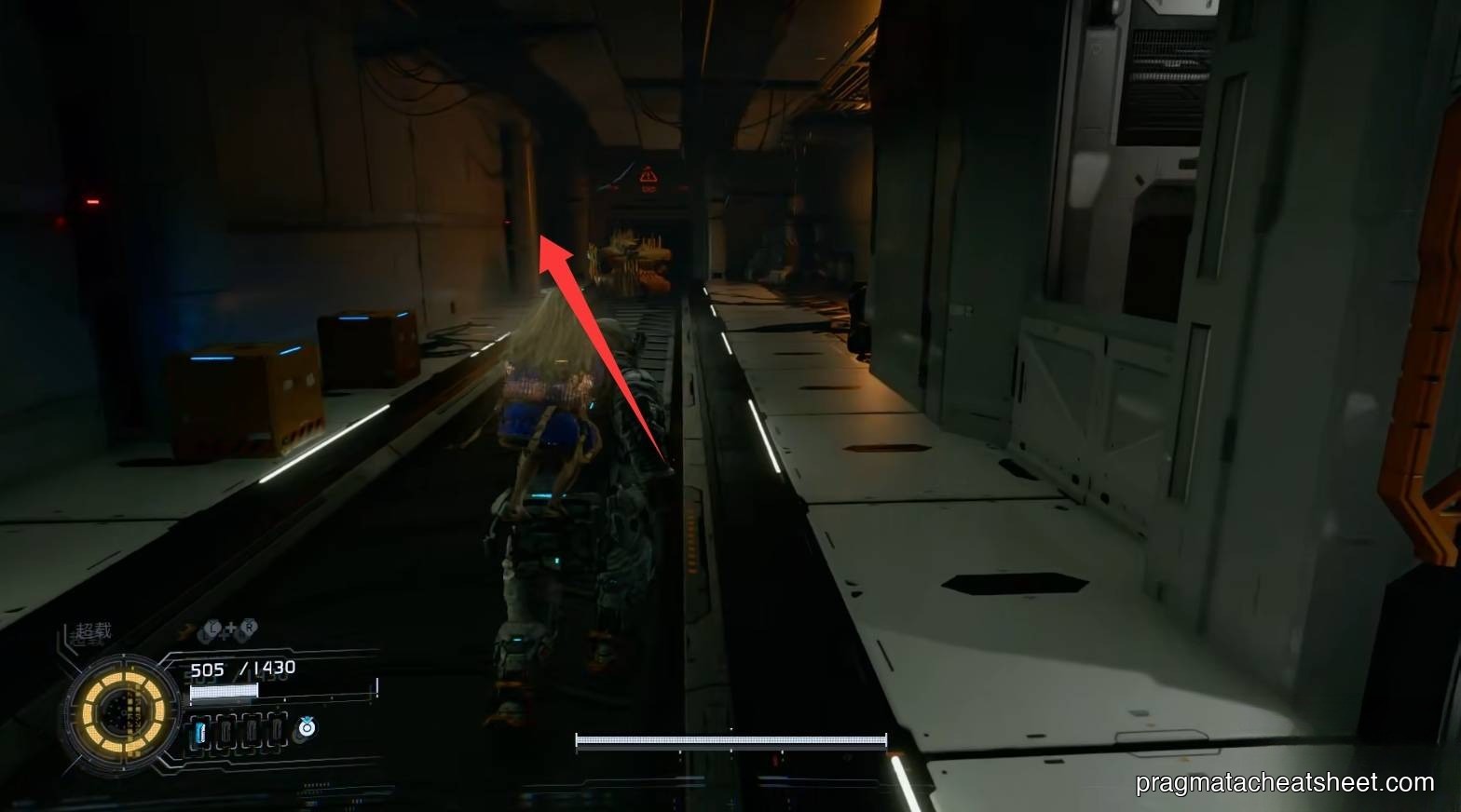 Hidden wall in the hallway