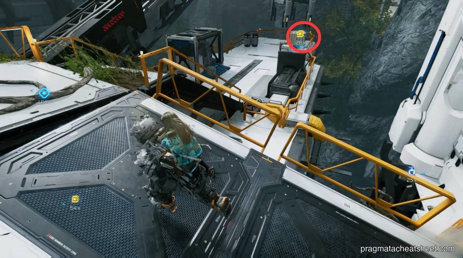 Exit platform at Terra Dome arrival