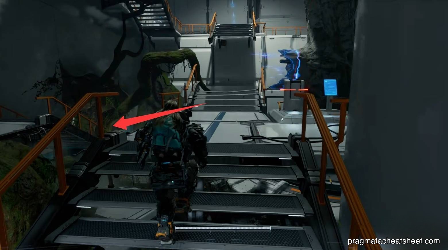 Cultivation Chip pickup under red tree