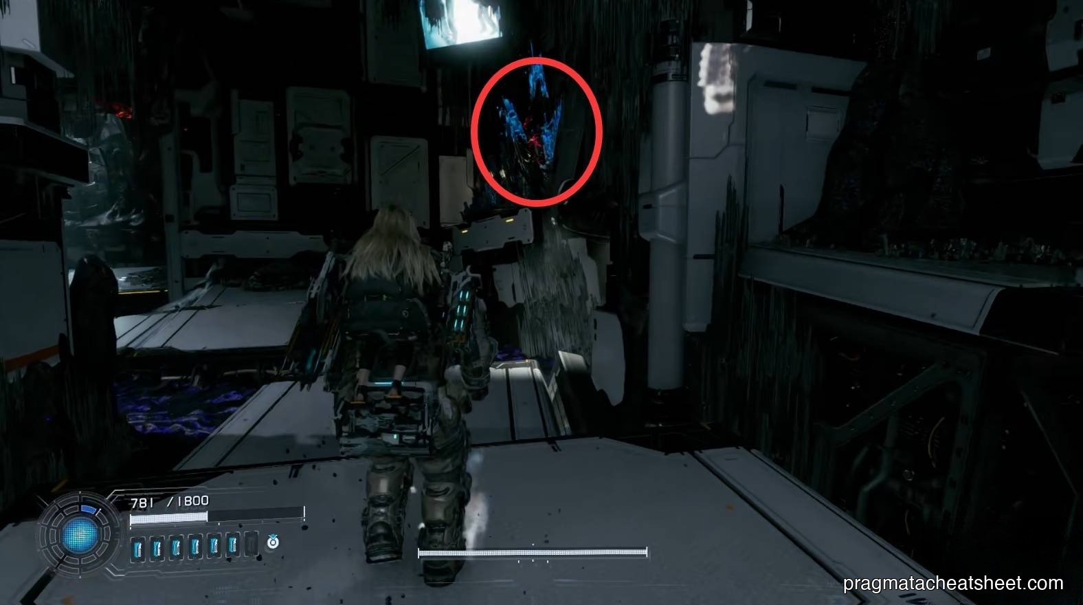 First of five red nodes