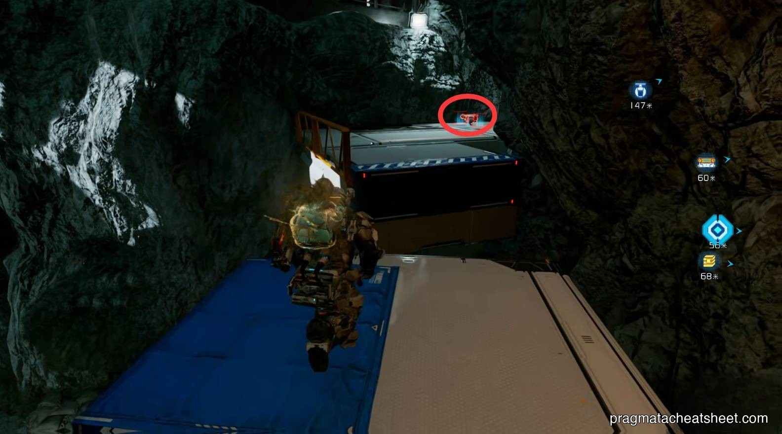 Lunum Mines pickup route