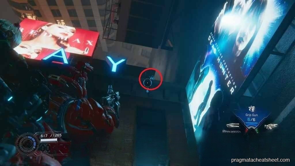 Shopping District — Mini Cabin on a rooftop near the Dead Hunter movie poster