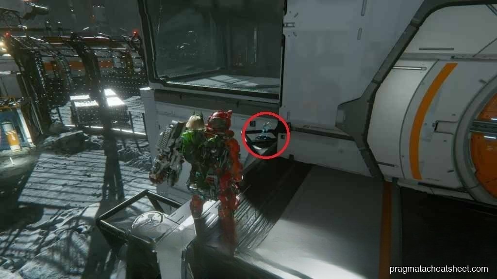 Crane Area — Mini Cabin around the corner past the second Luna Digger encounter